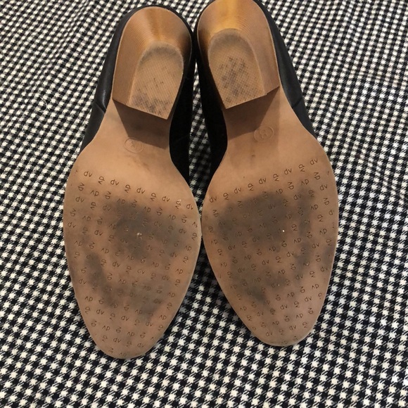 DV by Dolce Vita slide on mule heels black size 8 western style - Picture 5 of 8